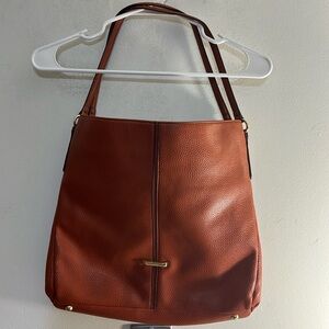 Anne Klein Purse Brown Large Shoulder Bag Tote Purse